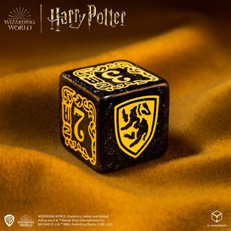 house hufflepuff metal dice|Harry Potter Dice: Hufflepuff Dice & Pouch D6 Set (5).